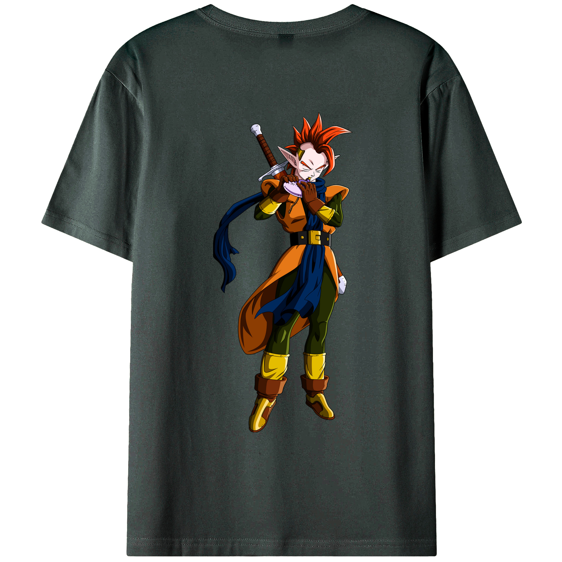 （画像用） ドラゴンボール DRAGON BALL 綿100％ メンズ半袖Tシャツ（バックプリント） 通気性